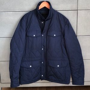 Banana Republic men’s navy quilted jacket, XL
